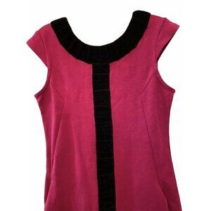 KC Parker Girl’s Size 7 Fushia Pink & Black Dress‎